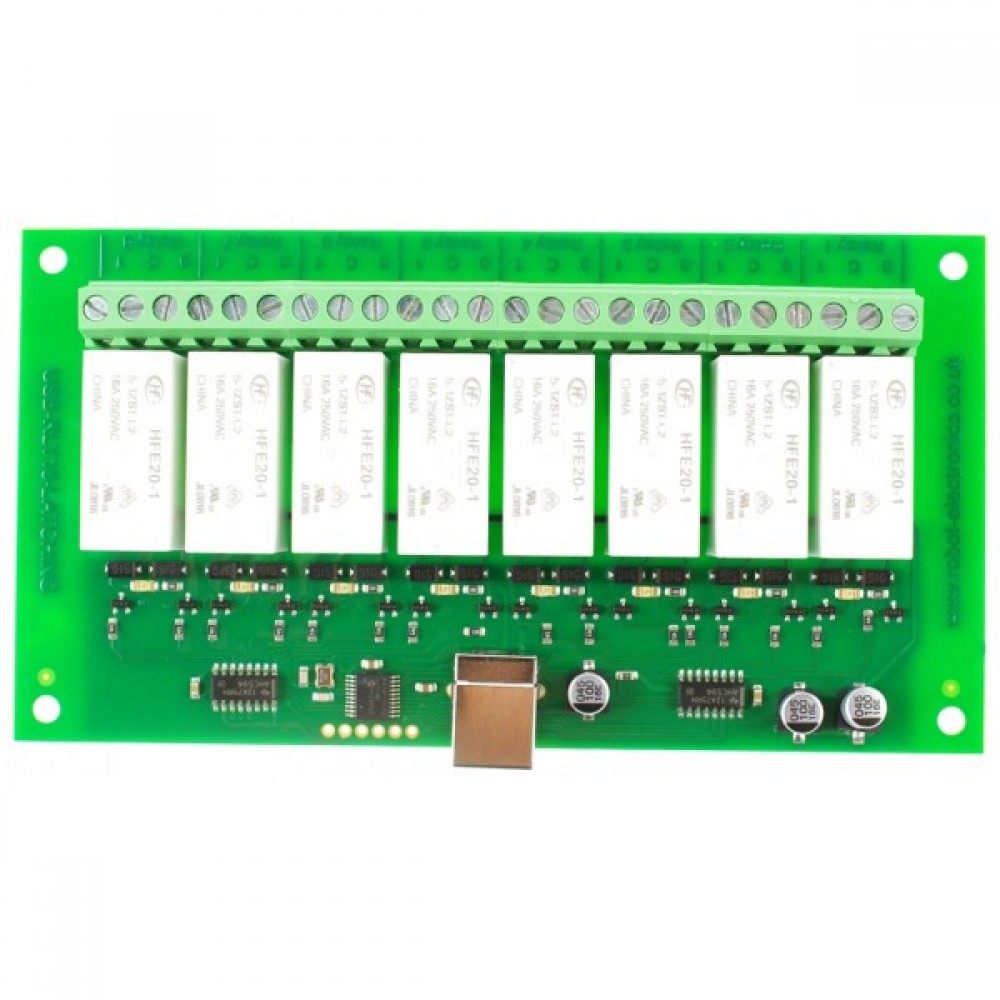 USB-RLY16L (16 Low Power 8-канальных релейных выхода на 16A)