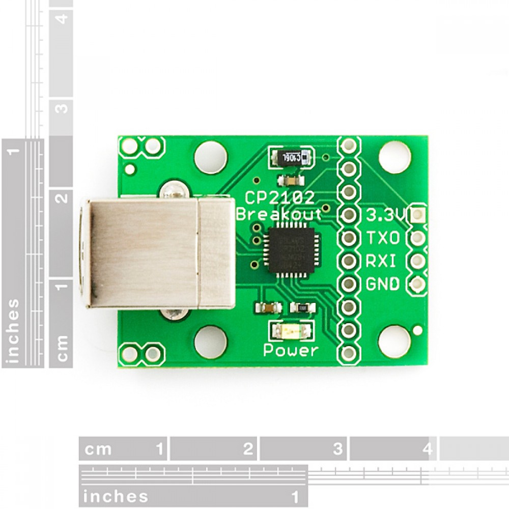 Интерфейсная плата для переходника CP2102 : USB --> Serial