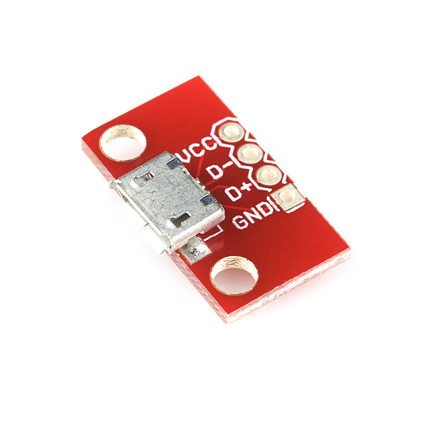 Интерфейсная плата для USB microB