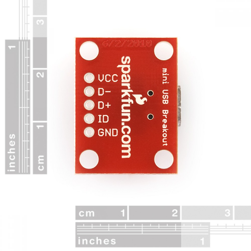 Интерфейсная плата для USB Mini-B