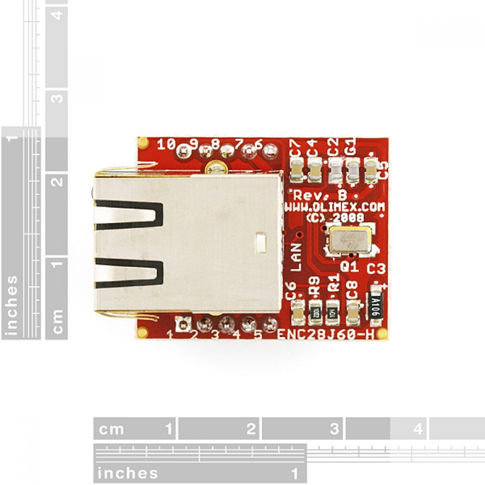 Интерфейсная ethernet-плата ENC28J60