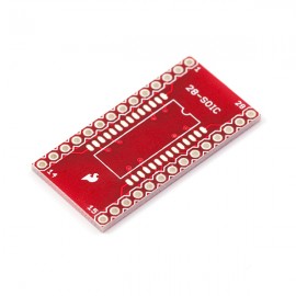 Переходник 28-пиновый SOIC --> DIP