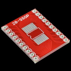 Переходник 20-пиновый SSOP --> DIP