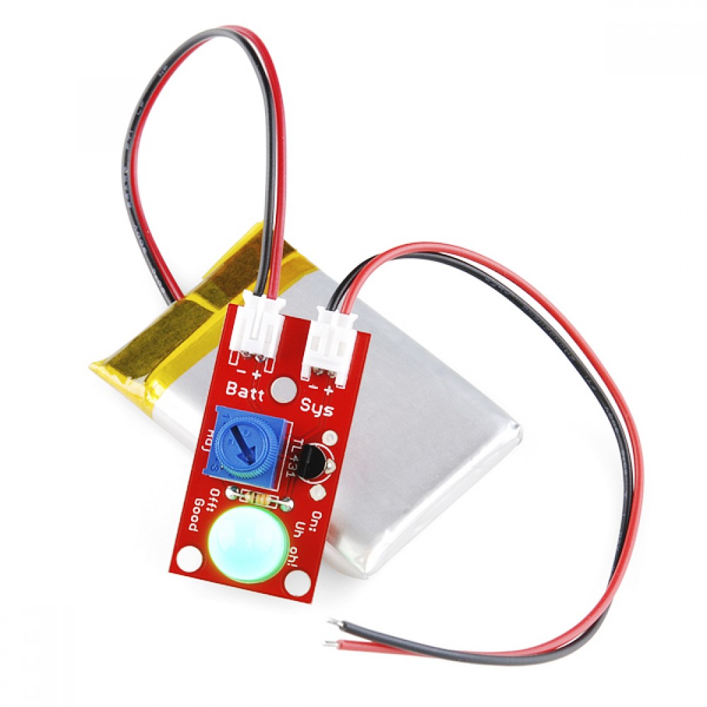Индикатор уровня заряда батареи "Uh-oh" для Arduino