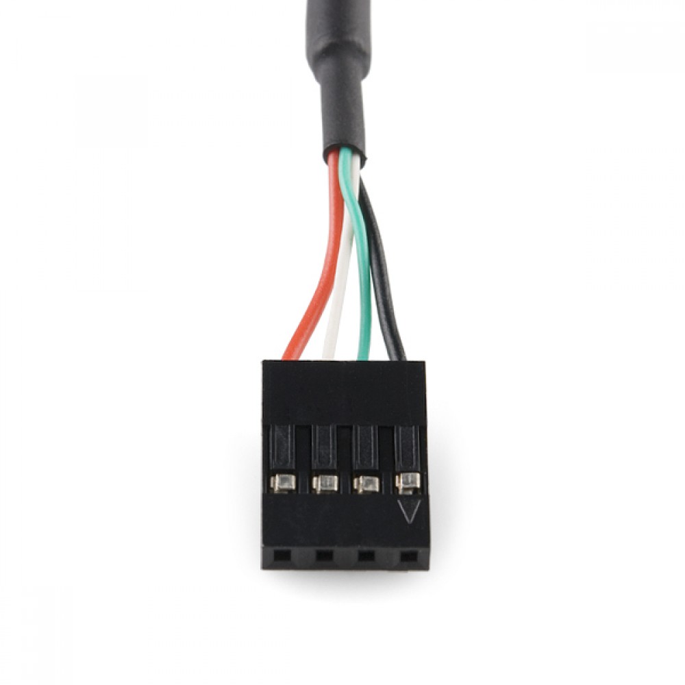 Крепление для USB на 4-пиновый кабель с переходником "мама"