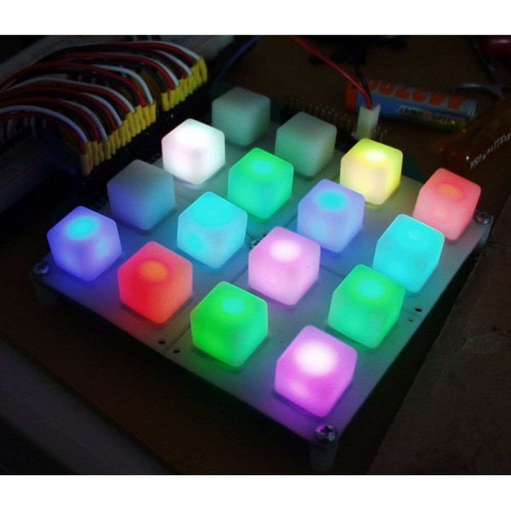 Подкладка для кнопок 4х4 -  поддержка LED