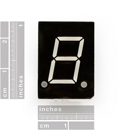 7-сегментный экран - LED (Красный)