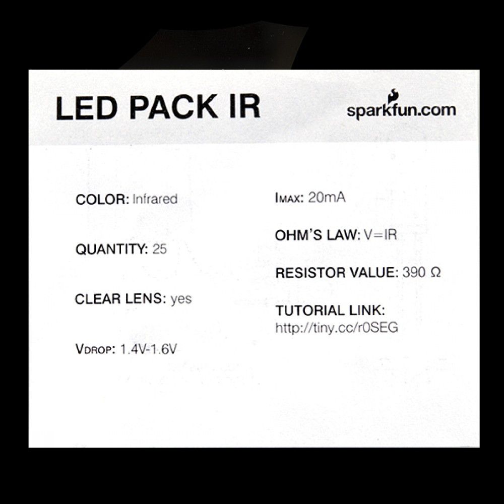 LED-индикатор - инфракрасный - 850 нм (25 штук)
