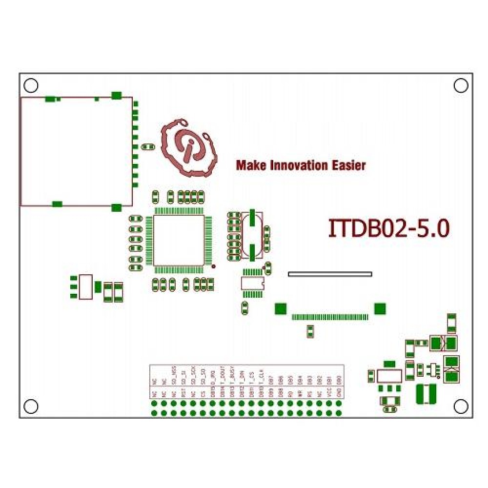 Дисплей TFT 5 дюймов ITDB02-5.0 для Arduino