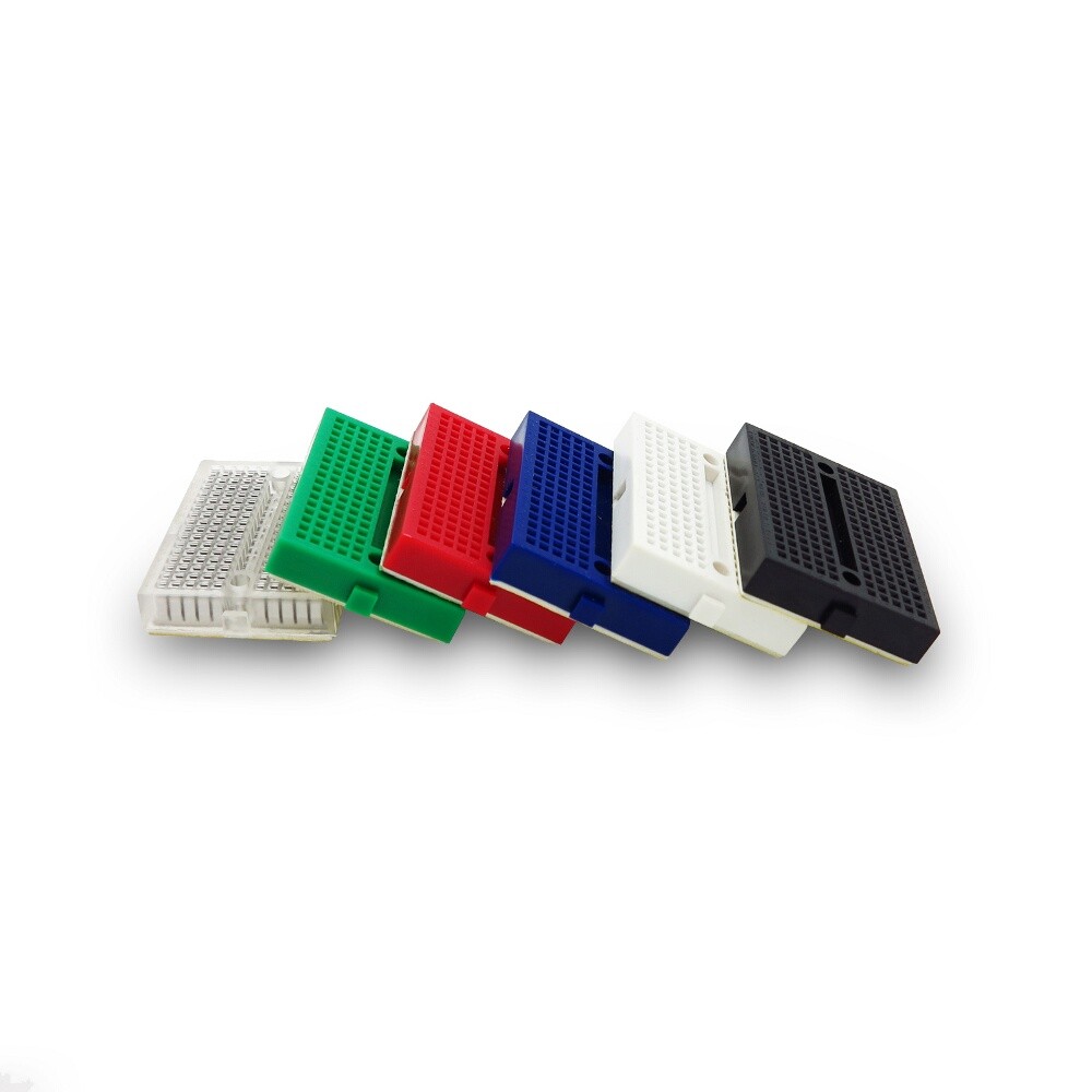 Мини-макетная плата Mini Color Breadboard с разъемом (4.5x3.5 см)