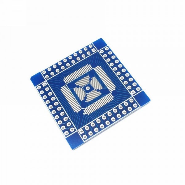 Адаптер/разветвитель QFN / QFP / TQFP / LQFP 16-80 to DIP Adapter/Breakout Board