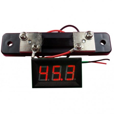 Амперметр до 50 А (красный LED)