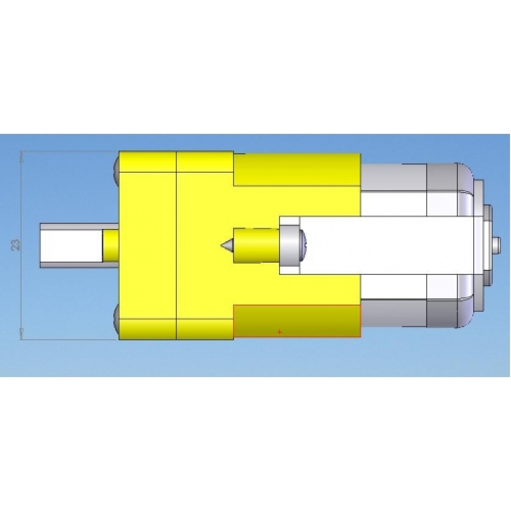 Micro мотор-редуктор с задним валом для Arduino