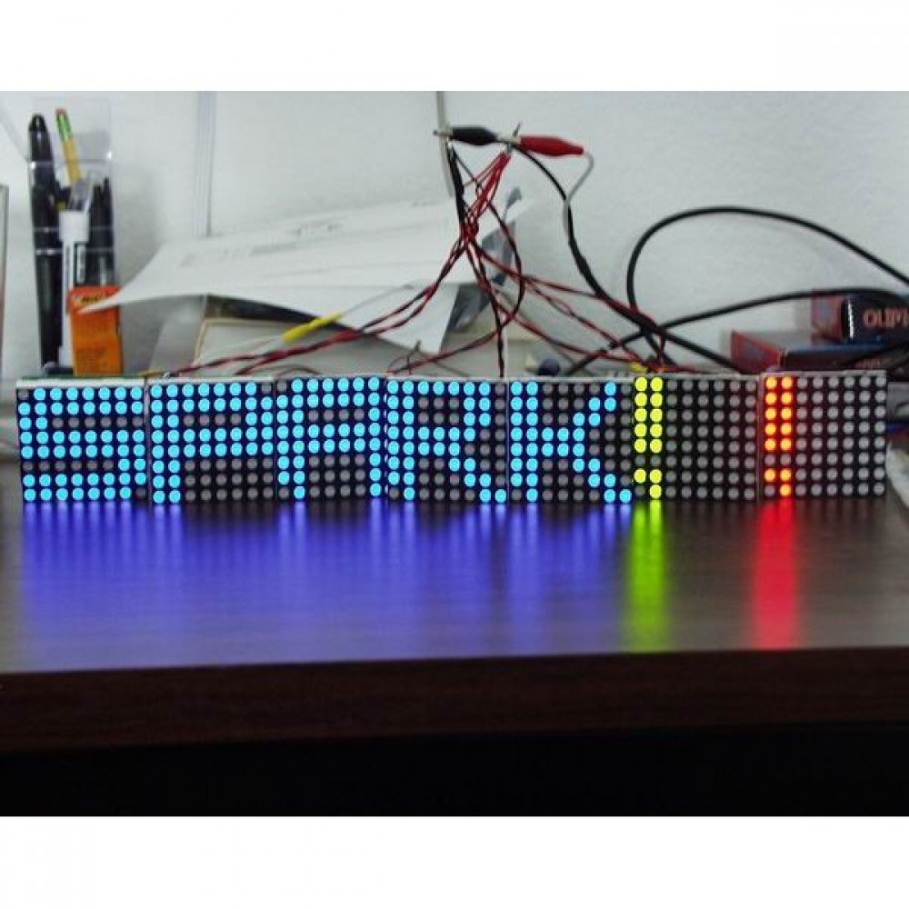 LED-матрица - серийный интерфейс - красная/зеленая/синяя