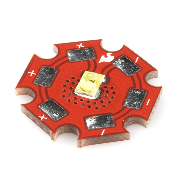 Разветвитель для мощной LED-лампы Luxeon Rebel  - белая теплая