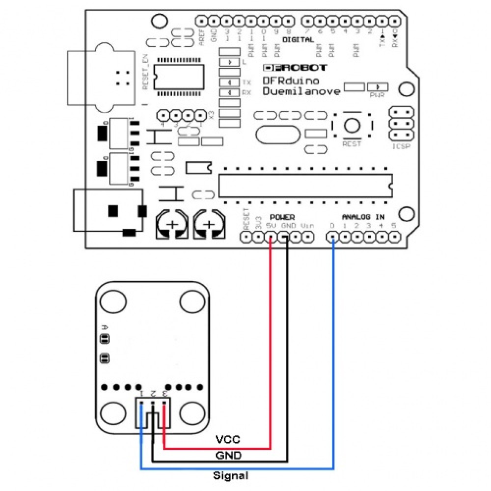 Аналоговый датчик вращения V1 для Arduino