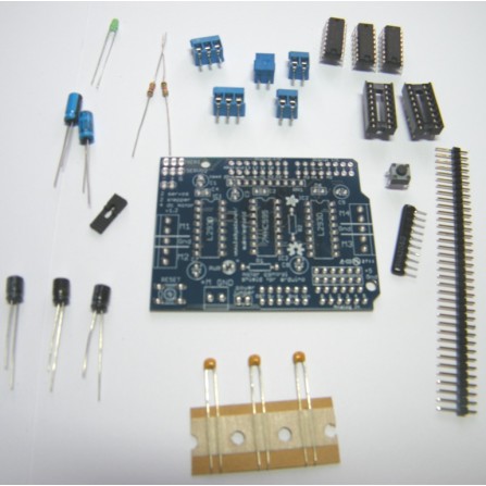 Adafruit Motor/Stepper/Servo Шилд kit для Arduino