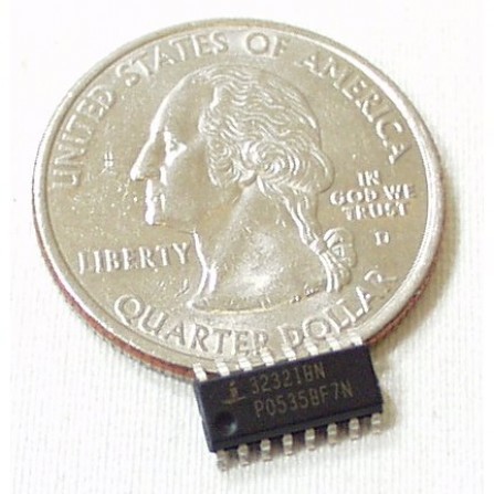RS232 - преобразователь сигнала SMD - MAX3232