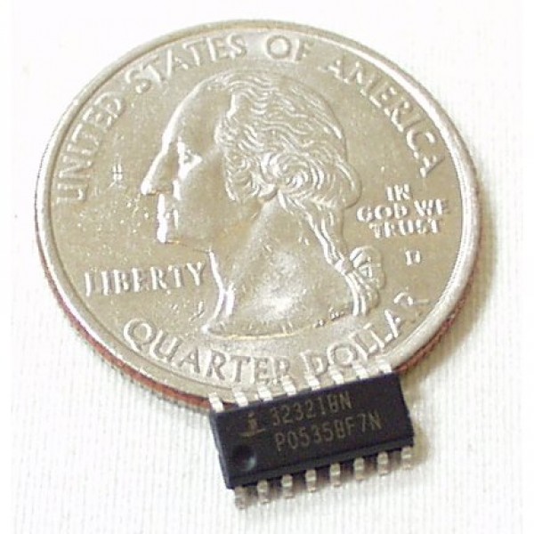 RS232 - преобразователь сигнала SMD - MAX3232