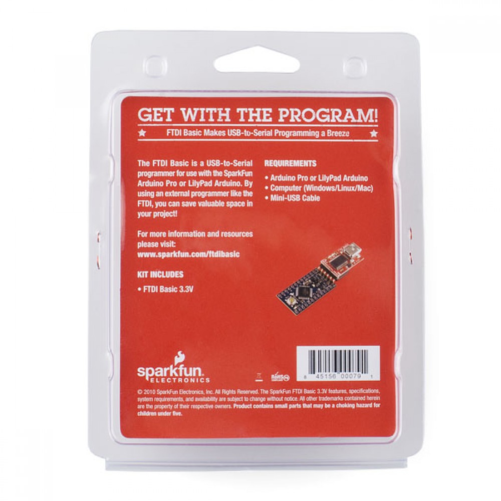 FTDI Basic 3.3V - USB to Serial