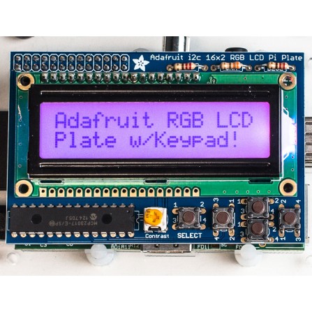 Дисплей RGB Positive 16x2 LCD + Набор для сборки клавиатуры для Raspberry Pi