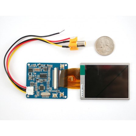 Дисплей TFT телевизионный - NTSC/PAL - 2.5"