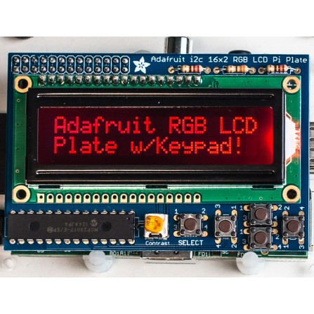 Дисплей RGB Negative 16x2 LCD + Набор для сборки клавиатуры для Raspberry Pi