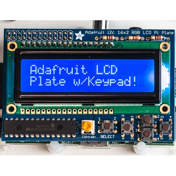 Дисплей сине-белый 16x2 LCD + Набор для сборки клавиатуры для Raspberry Pi