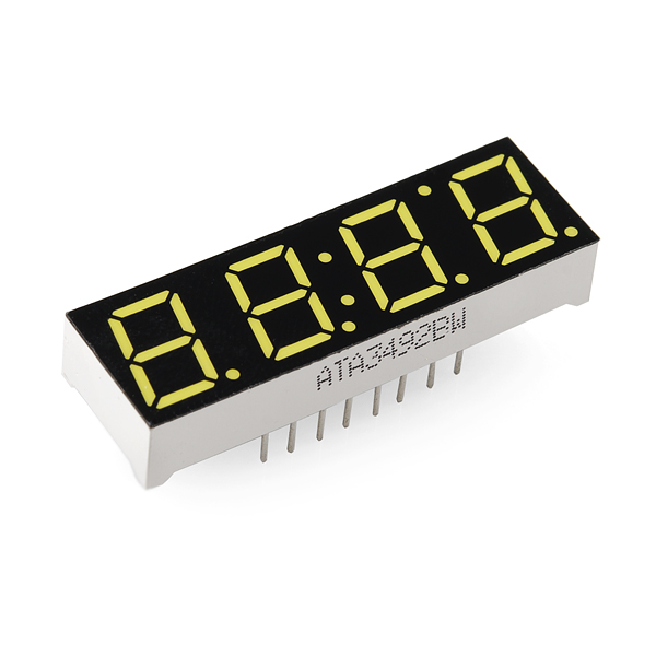 Белый 4-разрядный 7-segment дисплей для Arduino