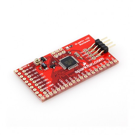 Плата Graphic LCD Serial Backpack