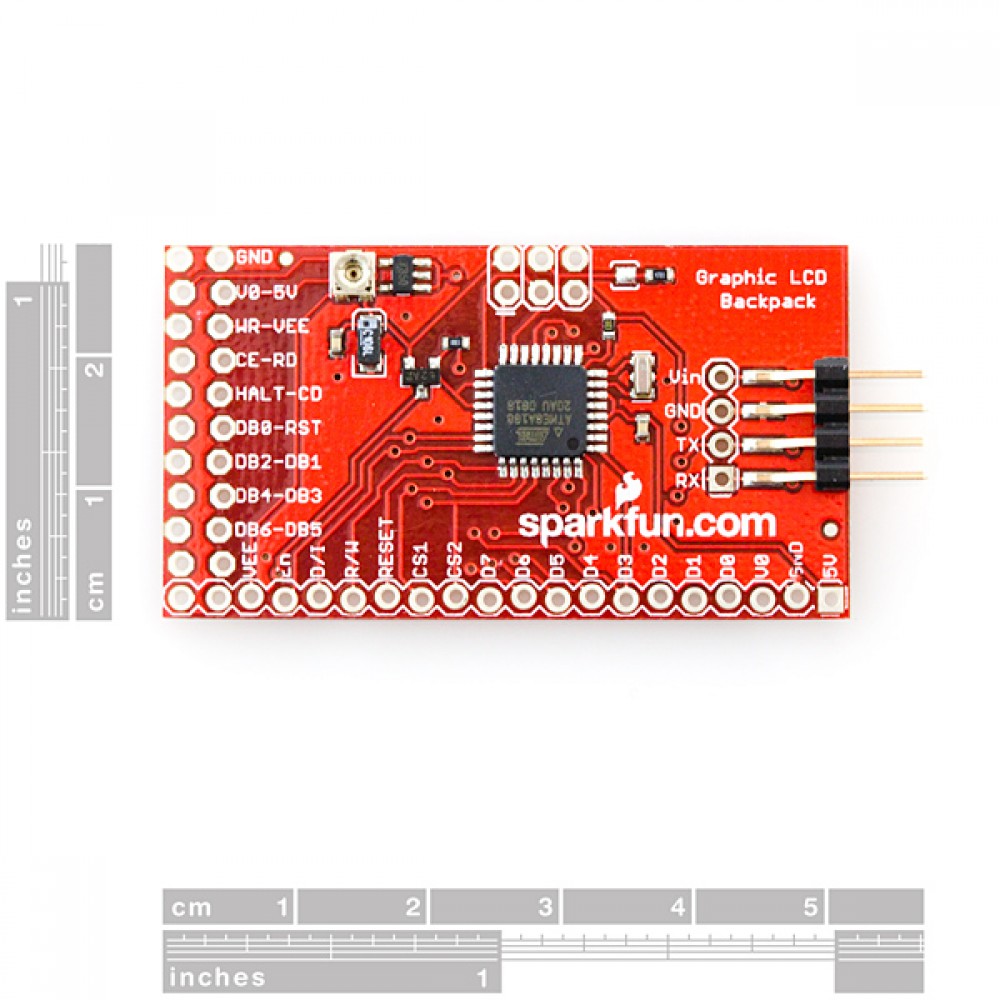 Плата Graphic LCD Serial Backpack