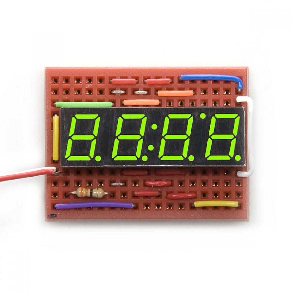 Зеленый 4-разрядный 7-segment дисплей для Arduino
