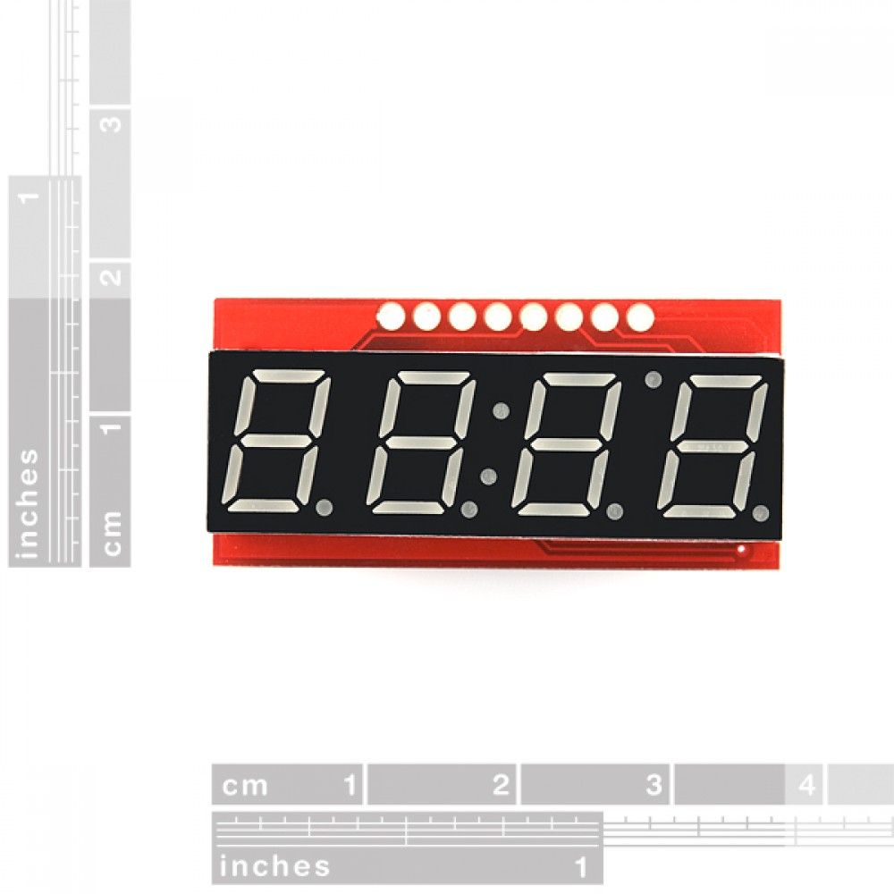 Atmega328+ 4разрядный 7segment дисплей для Arduino