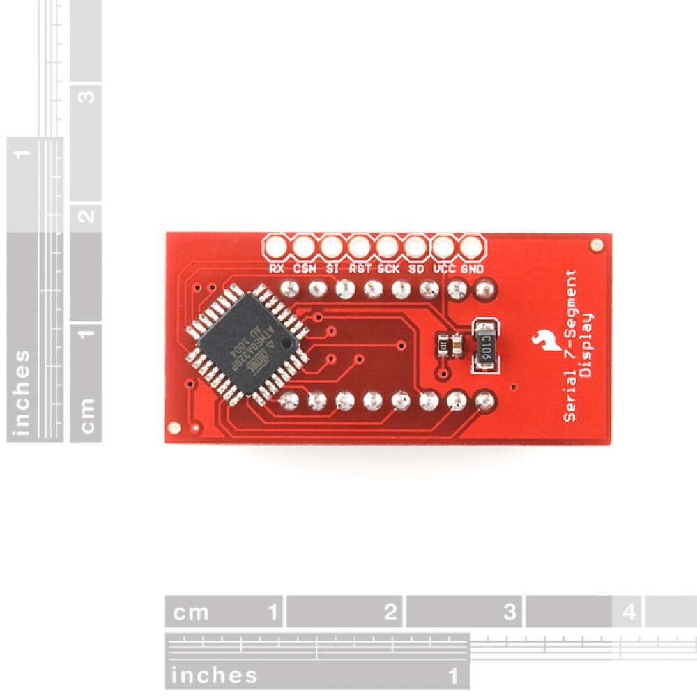 Atmega328+ 4разрядный 7segment дисплей для Arduino
