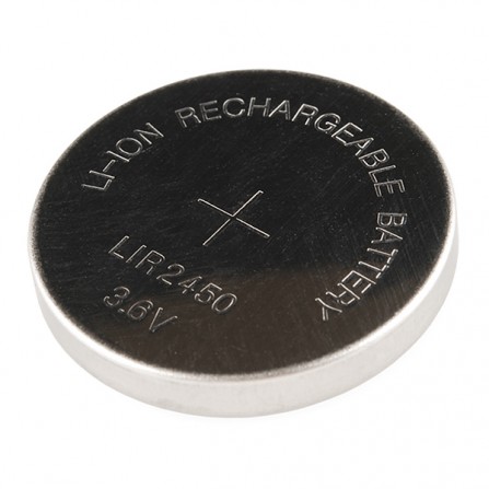 Батарейка-таблетка - 24.5mm (Rechargeable CR2450)