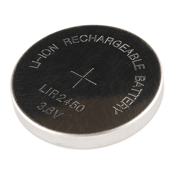 Батарейка-таблетка - 24.5mm (Rechargeable CR2450)