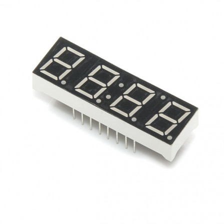 Красный 4-разрядный 7-segment дисплей для Arduino