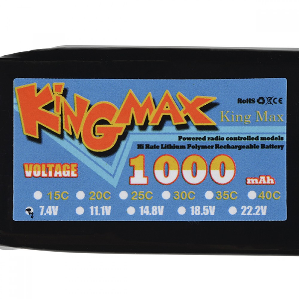 Литий-полимерный аккумулятор - 1000 мАч - 7,4V