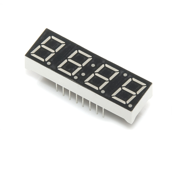 3.4V синий 4разрядный 7segment дисплей для Arduino