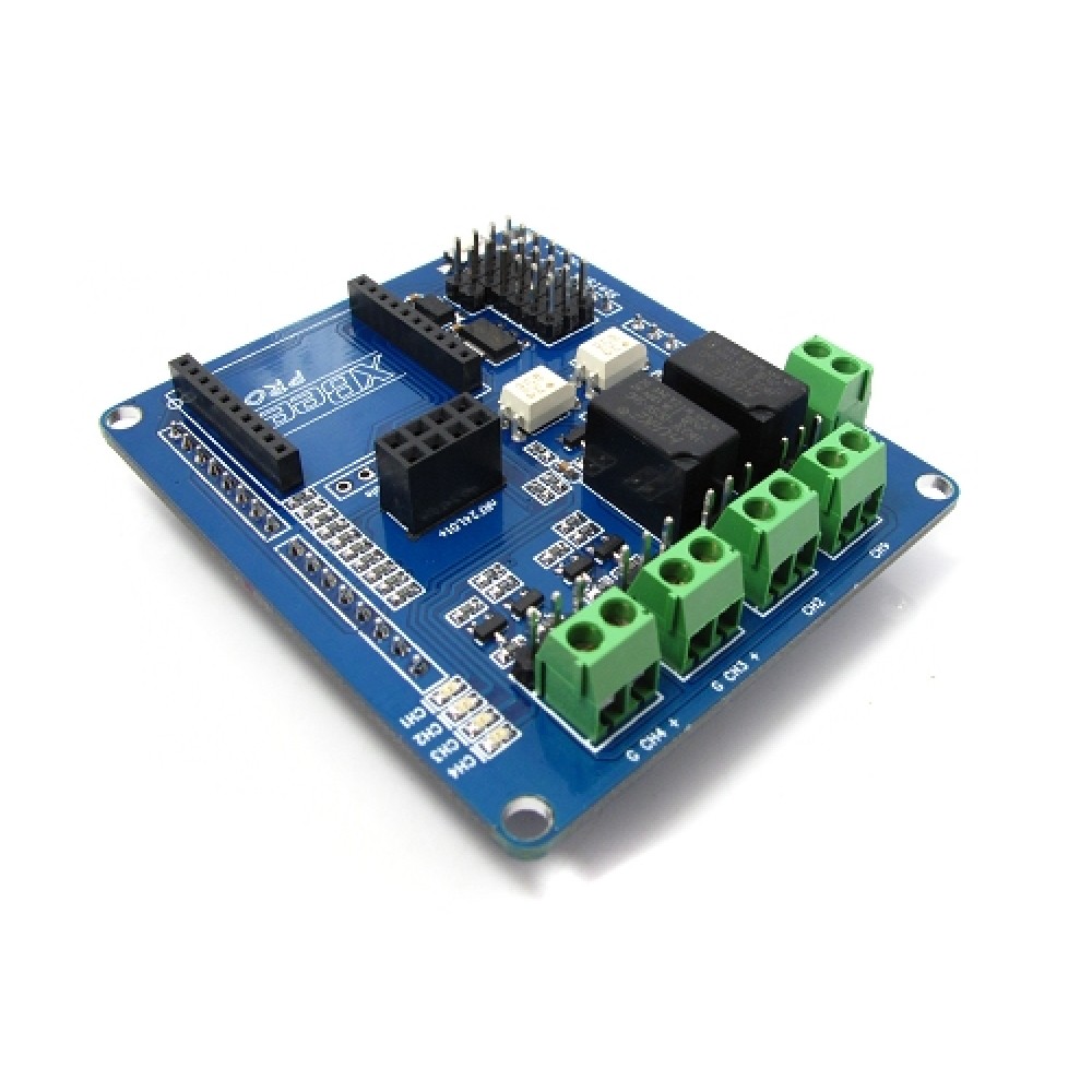 Плата реле IS Shield v1.0 relay для Arduino и Xbee