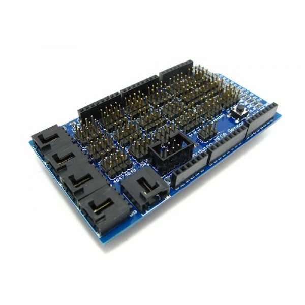 Sensor Shield (серво,реле,кнопки) для Arduino Mega