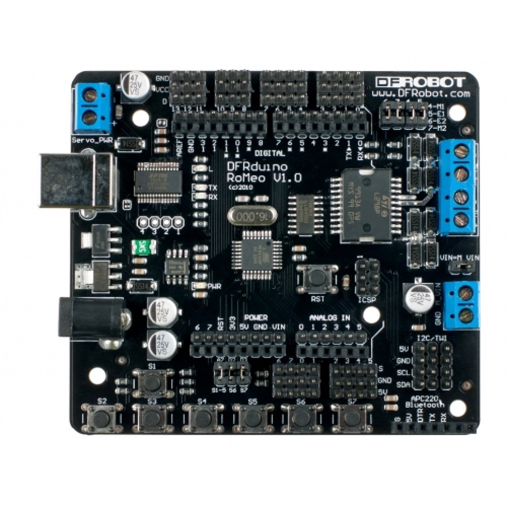Romeo-All Arduino совместимая плата (Atmega 328)