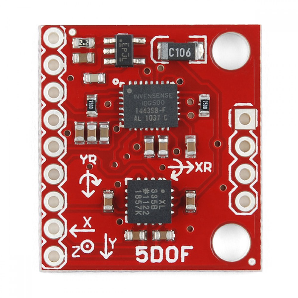 IMU 5-осевой гироскоп IDG500 ADXL335 для Arduino