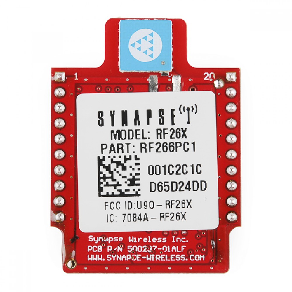 Модуль Synapse RF266PC1 - 2.4GHz (антенна на чипе)