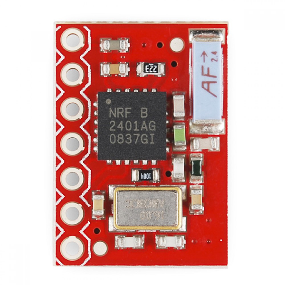 Приемопередатчик nRF2401A - антенна на чипе