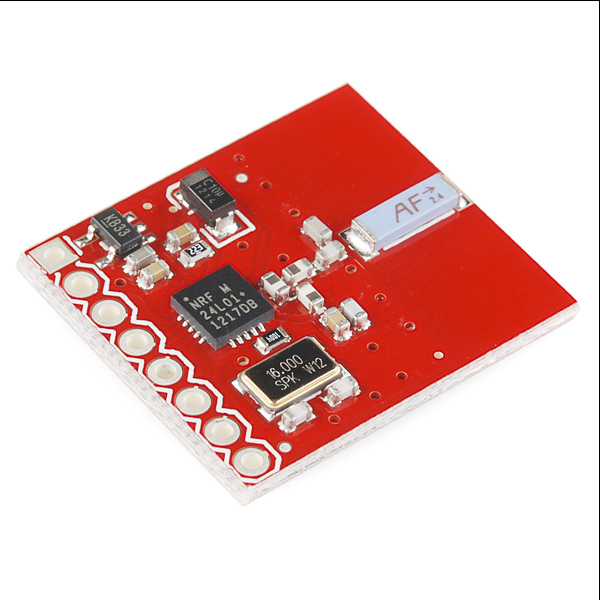 Приемопередатчик nRF24L01+ антенна на чипе