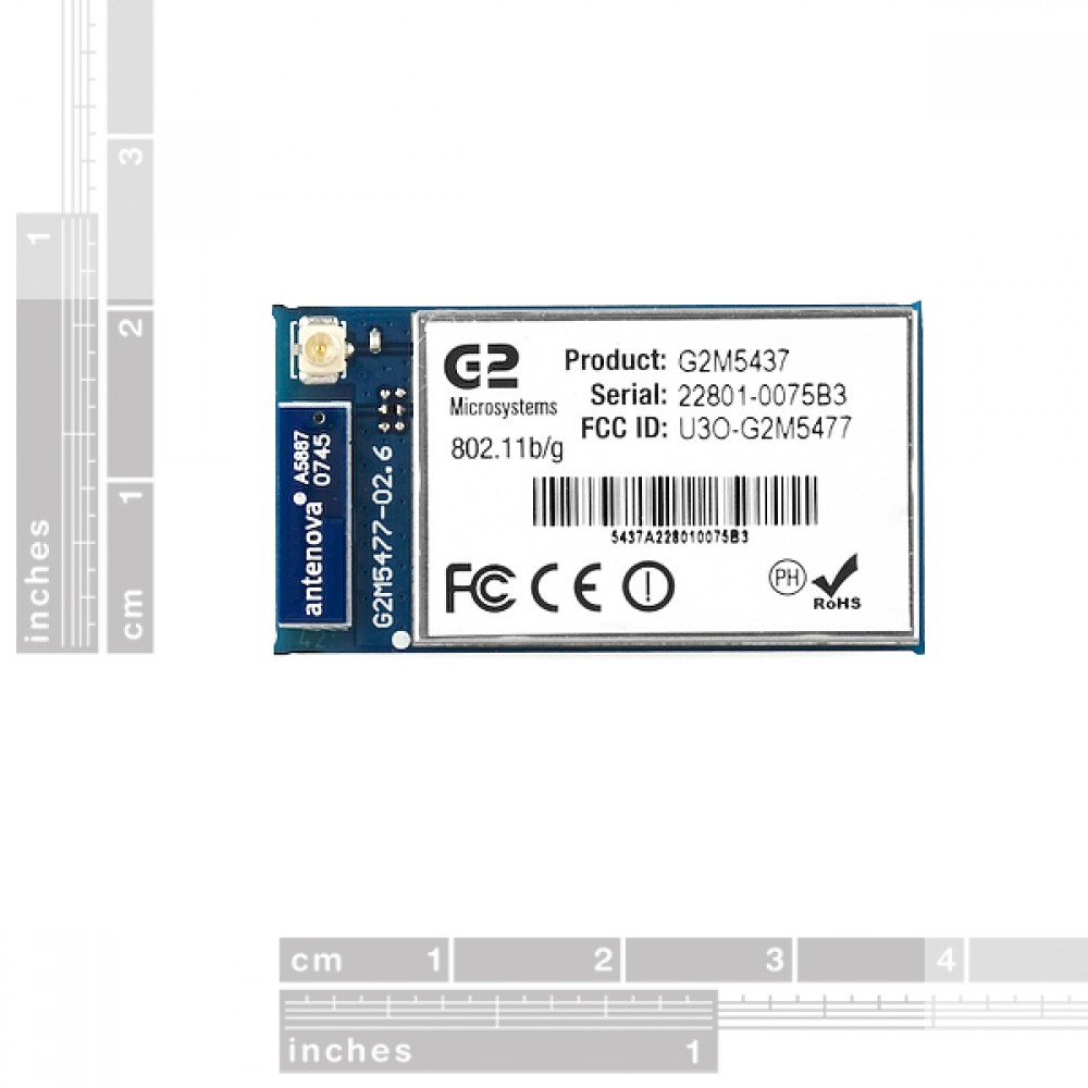 Модуль WiFly GSX 802.11b/g Serial Module - Roving Networks