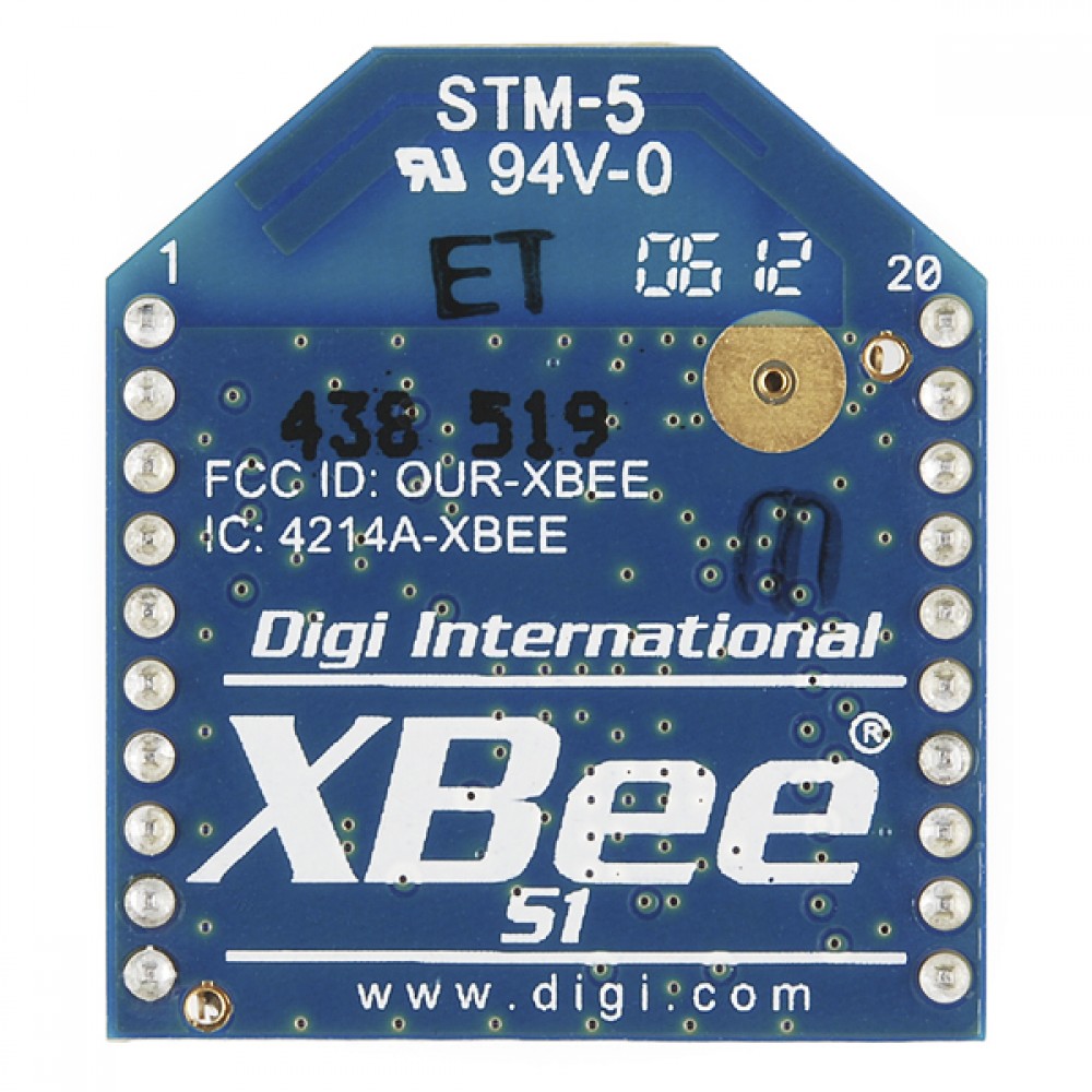 Антенна XBee 1mW Trace Antenna - Series 1 (802.15.4)