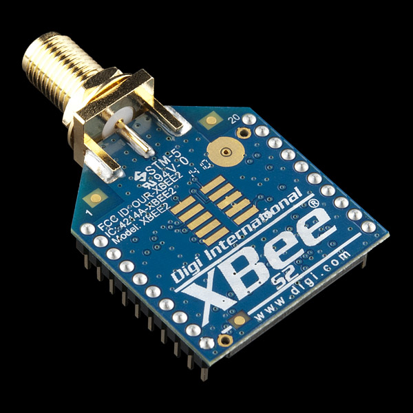 Модуль XBee 2 мВт RPSMA - Series 2 (ZigBee Mesh)