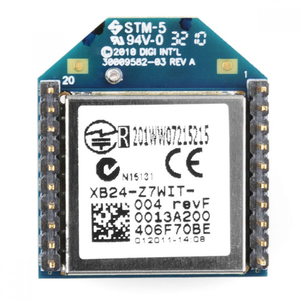 XBee 2 мВт - проводная антенна - Series 2 (ZigBee Mesh)